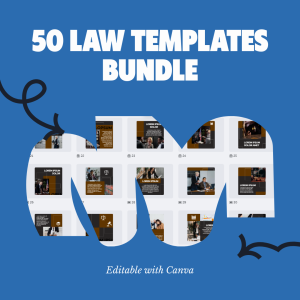 Instagram Post Law Templates Bundle