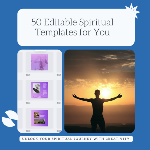 Instagram Post 50 Editable Spiritual Templates for You